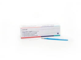 Covetrus Bisturí Desechable Nº10 Acero Inoxidable Estéril 10 Unidades